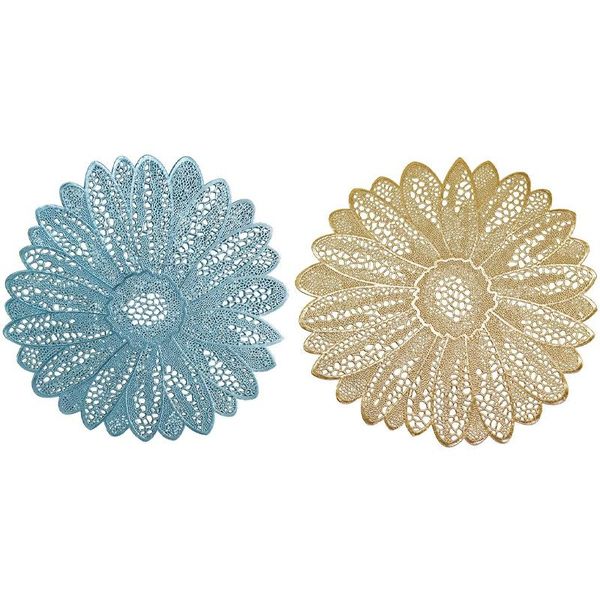 

thickened irregular pvc western table mat american christmas fashion heat insulation washable mats & pads