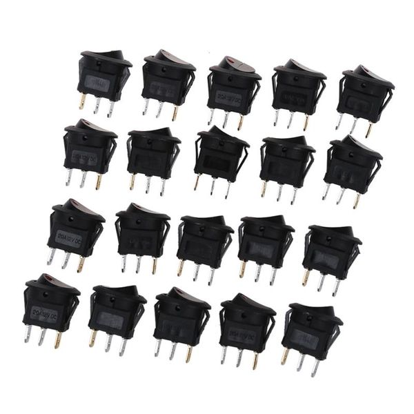 

smart home control 20 x led display toggle on/ off switch dc 12v 16 mm red