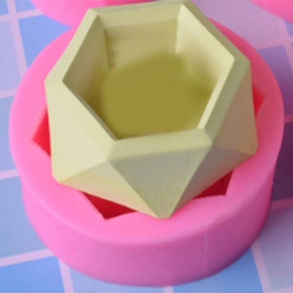 

candle holders silicone concrete succulent plant flower pot holder diy mold home decor sub sale