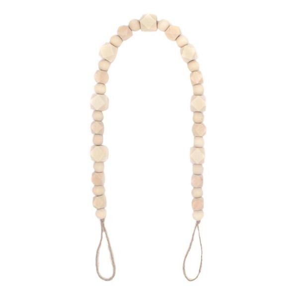 

curtain & drapes 1pc retro tieback wooden bead strap pretty tie band