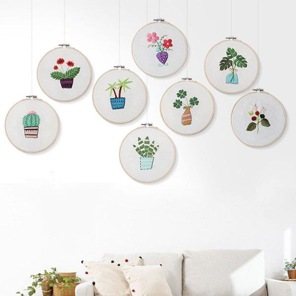 

other arts and crafts embroidery diy material kits organza paintings hanging picture interesting handicrafts beginner kit flower stitch