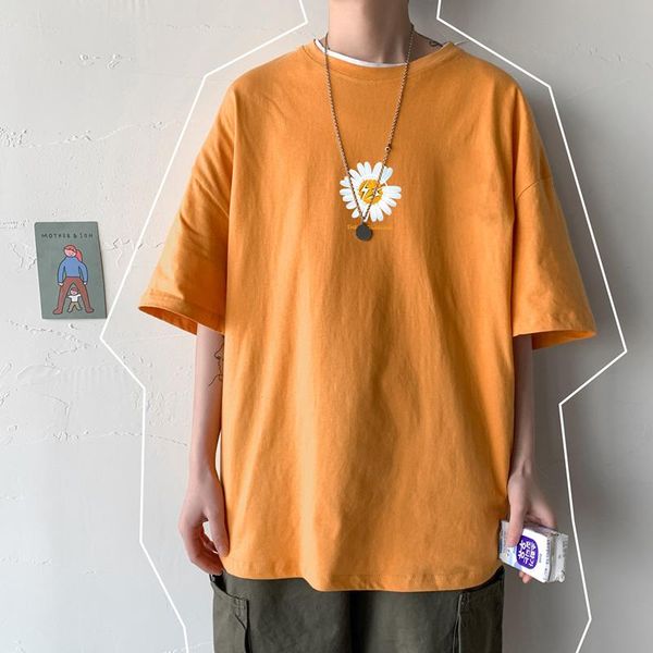 

men's t-shirts 2021 summer man s-5xl graphic t shirts black clothing with short sleeves casual shirt for men, White;black