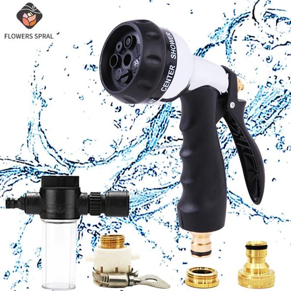 

watering equipments garden hose gun used for car wash and cleaning outdoor spray nozzle high pressure 2021