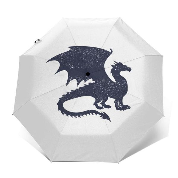 

umbrellas dragon umbrella cute waterproof automatic painting compact outdoor