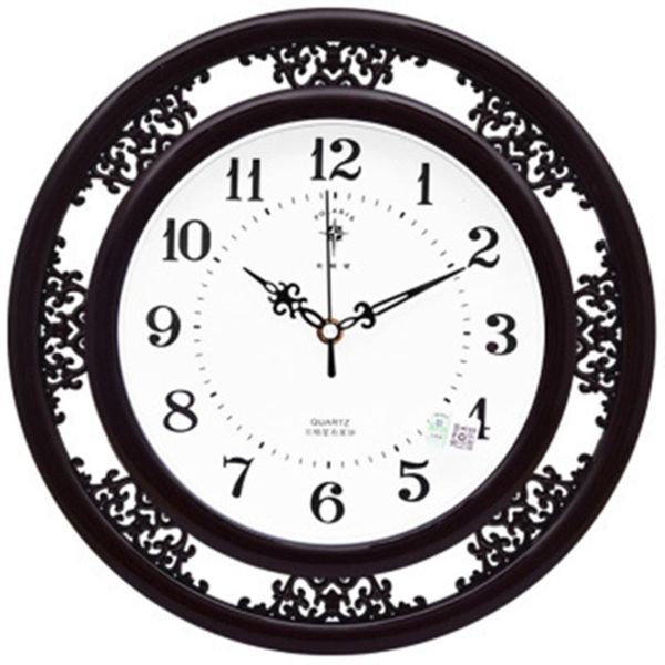 

silent luxury clock wall creative home decor watch wood designer mechanism wanduhr loft kids room decorative 50q094 clocks