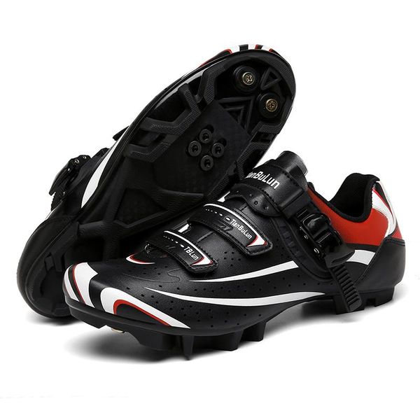 

cycling footwear mountain bike riding shoes road professional breathable bicycle racing self-locking trend, Black