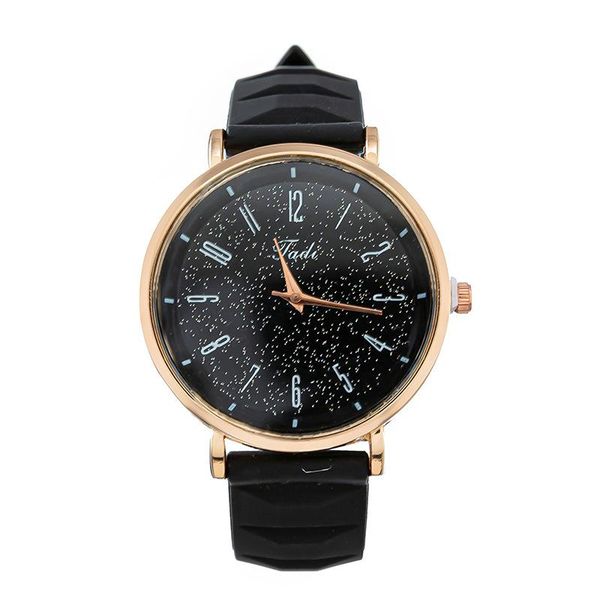 

wristwatches korean casual fashion men silicone watch star side simple scale student quartz, Slivery;brown