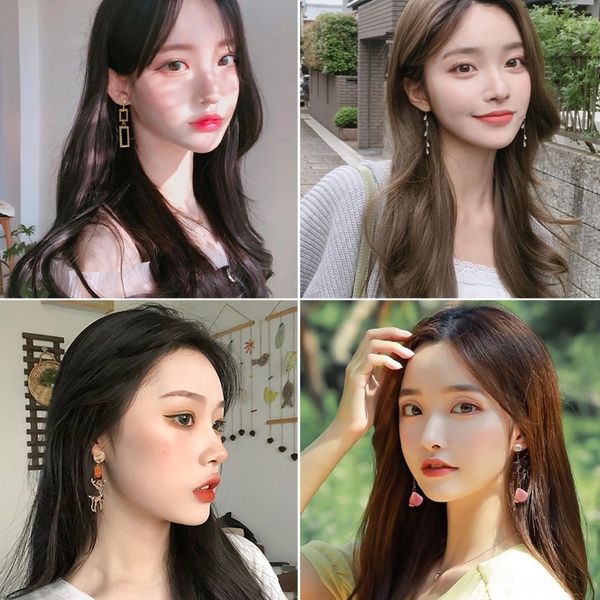 

vn8 korean style tassel stud korean style tassel and earrings and earrings, Golden;silver