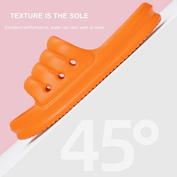 

slippers women men's home shoes summer indoor soft eva bottom mute couple's sandals simple mens house, Black
