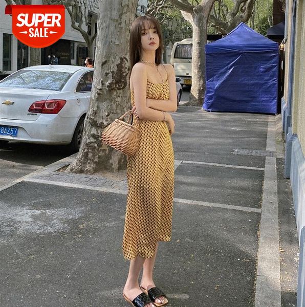 

dress printed french suspender skirt is thin and temperament fairy, with a word collar tube long #af8x, Black;gray