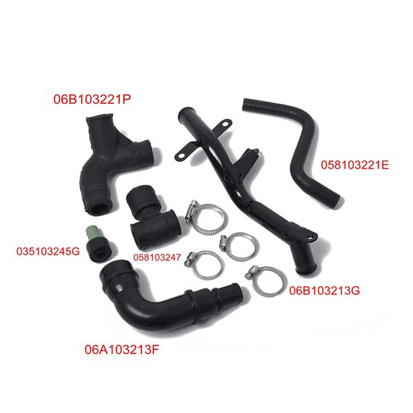 

suitable for vw audi engine crankcase respirator exhaust pipe ventilation hose 06a103213f