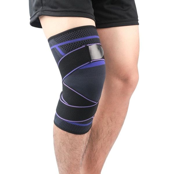 

elbow & knee pads 1 pc elastic nylon sports fitness gear brace running basketball support kneepad anti-slip compression, Black;gray