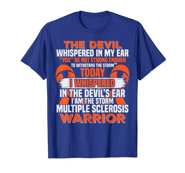 

Multiple Sclerosis Awareness Shirt MS Orange Ribbon T Shirt, Mainly pictures