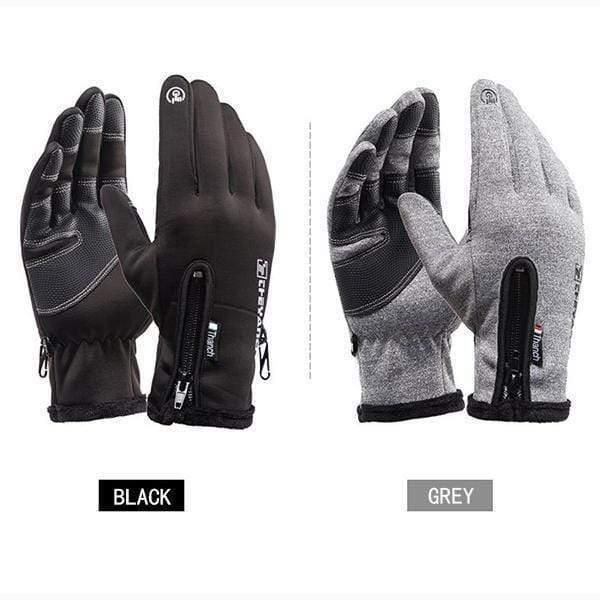 

cycling gloves warm thermal running driving, Black