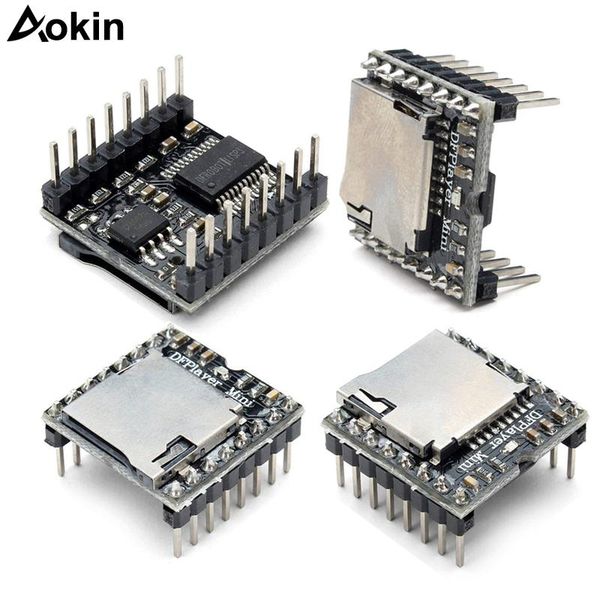 

integrated circuits mini mp3 player module tf card u disk audio voice board for arduino df play