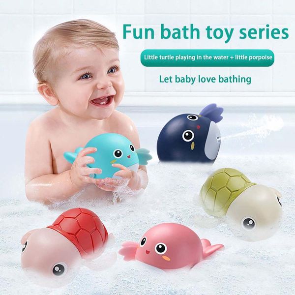 

little baby toys bathroom bath dolphin toy mechanical nylon clockwork swimming oyuncak mini for accessory set