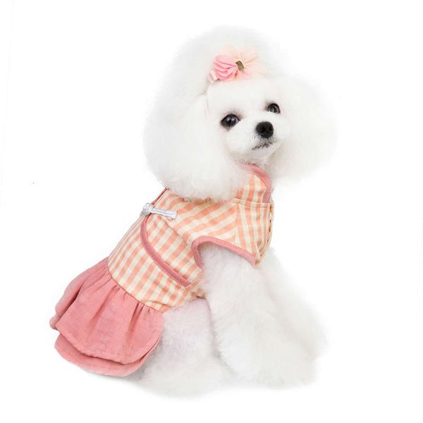 

the dog clothes pet chinese style cat teddy dog clothing spring and summer qipao skirt