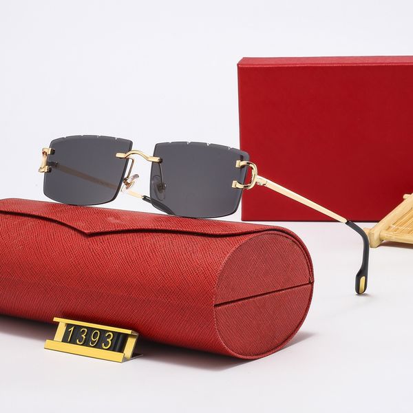 

designer square sunglasses men 1393women vintage shades driving male sun glasses fashion metal sunglasse eyewear buffalo horn rimless, White;black