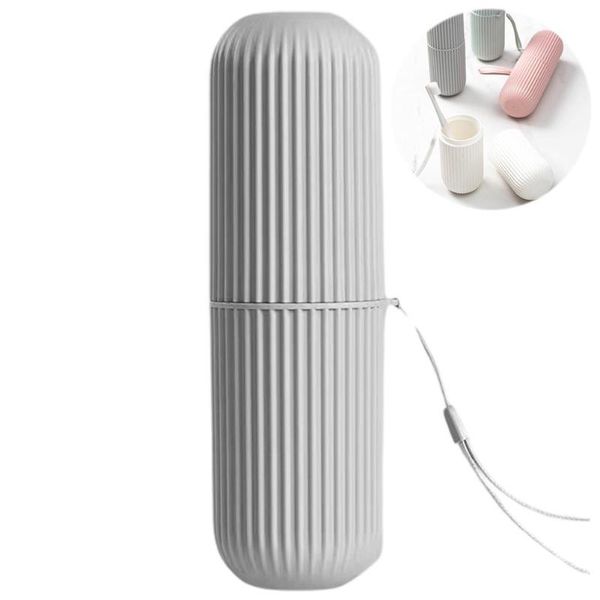 

toothbrush toothpaste storage box travel case multifunctional portable tooth cleaning supplies for camping traveling holders