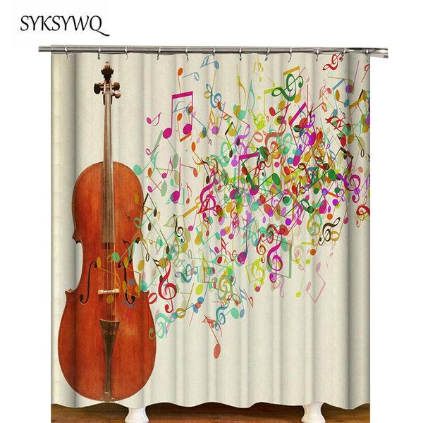 

shower curtains guitar music for bathroom drop polyester curtain arrival