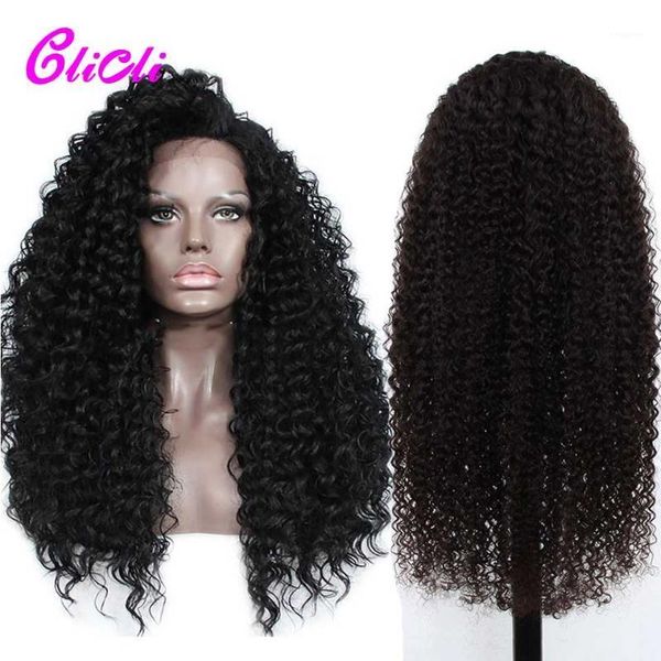 

13x4 13x6 360 brazilian human hair wig for black women pre plucked 150% density transparent kinky curly lace frontal wigs1, Black;brown