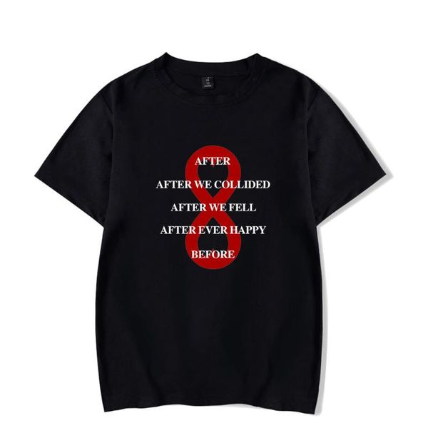 

after we collided t shirt american romantic movie o-neck short sleeve women men's tshirts street style casual t-shirts, White;black