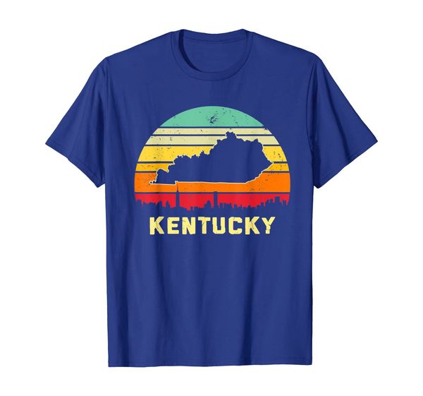 

kentucky t-shirt vintage retro style shirt, White;black