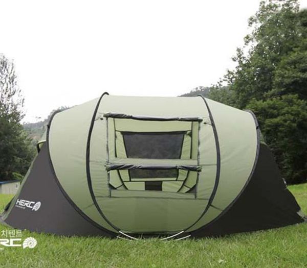 

ultralarge 4-5 person up fully automatic self-driving tour camping tent beach party barraca tents and shelters