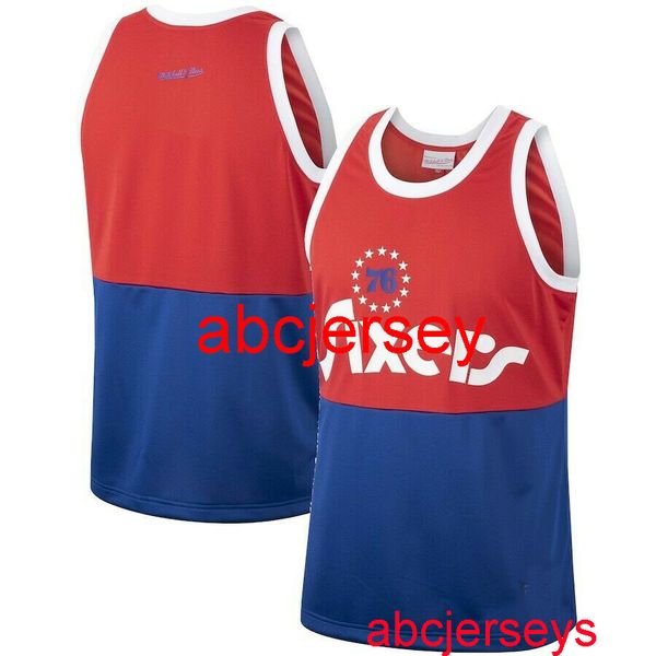 

mitchell & ness philadelphia retro tank jersey new, Black