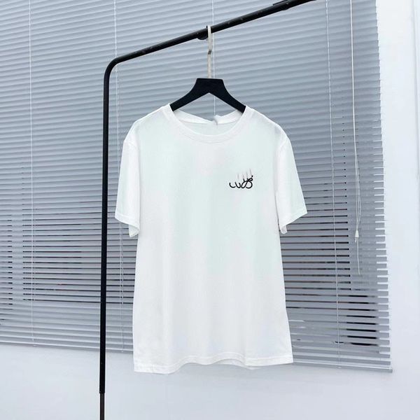 

luxury tracksuits print 21s spring and summer letter new embroidered crew neck couple fashion short sleeve t-s, Gray