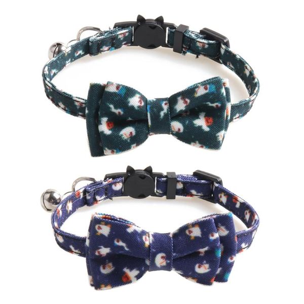 

cat collars & leads halloween ghost collar breakaway with bowtie fashion festival pets cats small pumpkin bell nylon fabric black