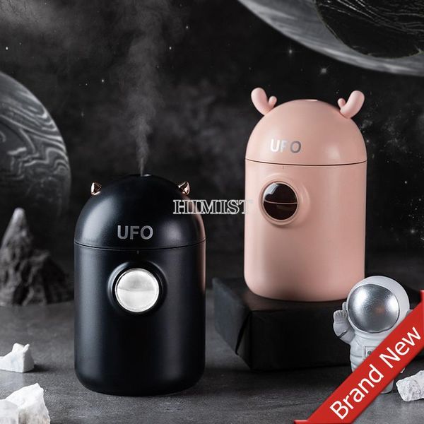 

360ml ufo creative ultrasonic air humidifier quiet mist maker usb fogger moisturizing sprayer purification for home office car humidifiers