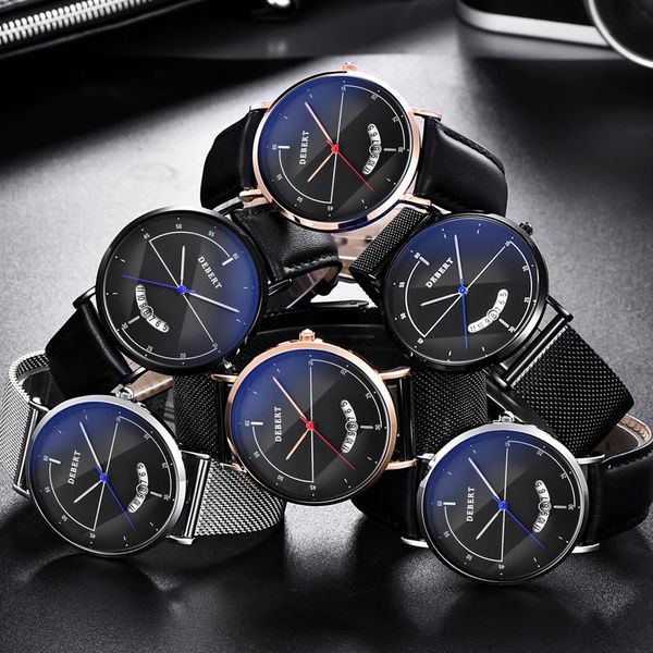 

wristwatches 2021 minimalist men's fashion ultra thin watches simple men business stainless steel mesh belt quartz watch relogio mascul, Slivery;brown