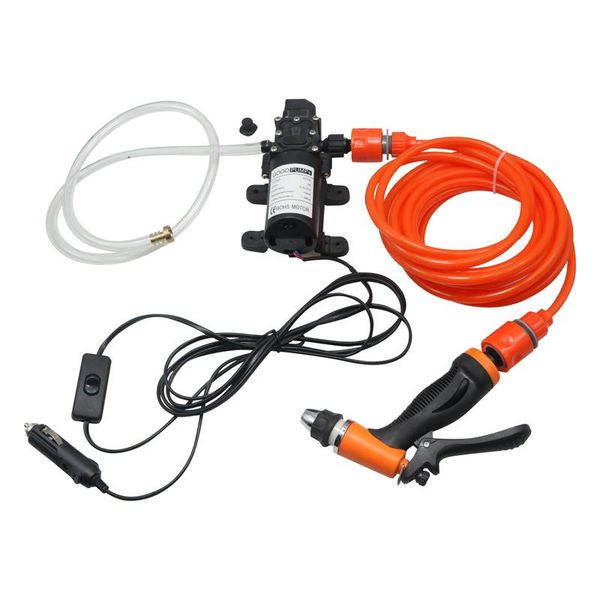 

car wash 12v washer gun pump high pressure cleaner care portable washing machine electric cleaning auto device set water & snow foam lance
