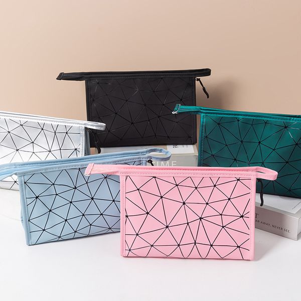 

cosmetic bag ins style pu lingge portable washing net red hand