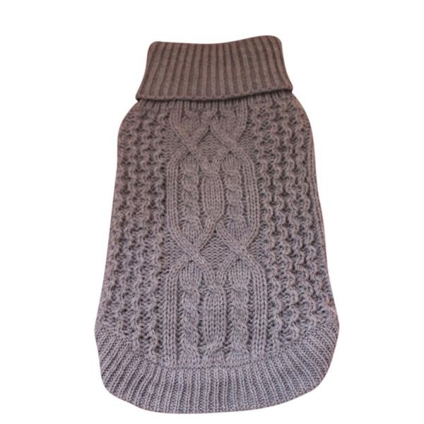

dog apparel fashion winter solid sweater pet cat clothes small and large sweaters for chihuahua knit