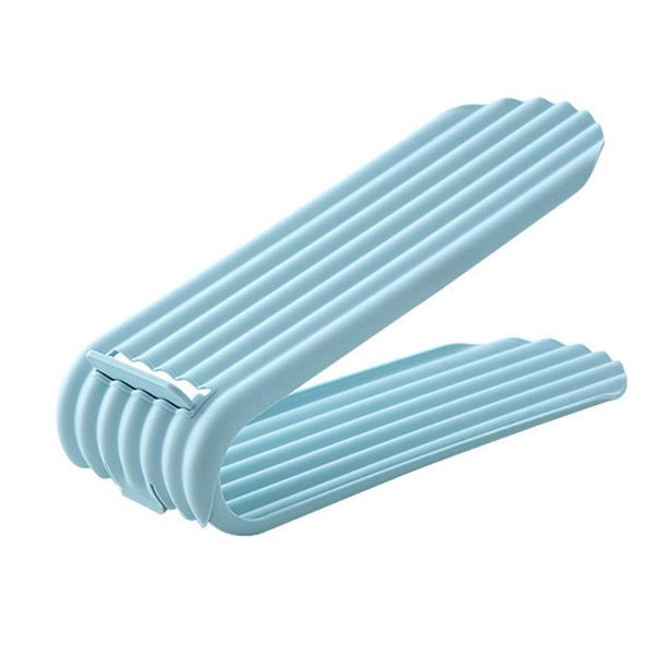 

clothing & wardrobe storage 2pcs shoe slots organizer adjustable height plastic stack space saving holder easy clean stand double layer deta