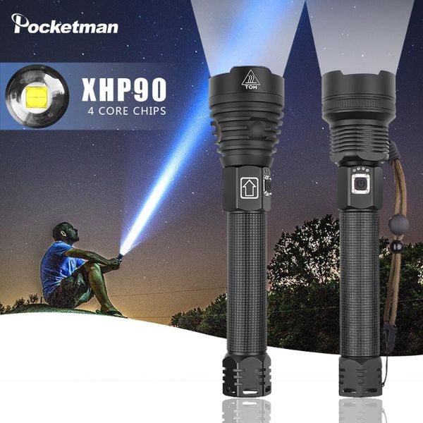 

brightest xhp90 led xlamp zoom torch xhp70.2 usb rechargeable tactical light 18650 or 26650 camping hunting lamp flashlights torc torches
