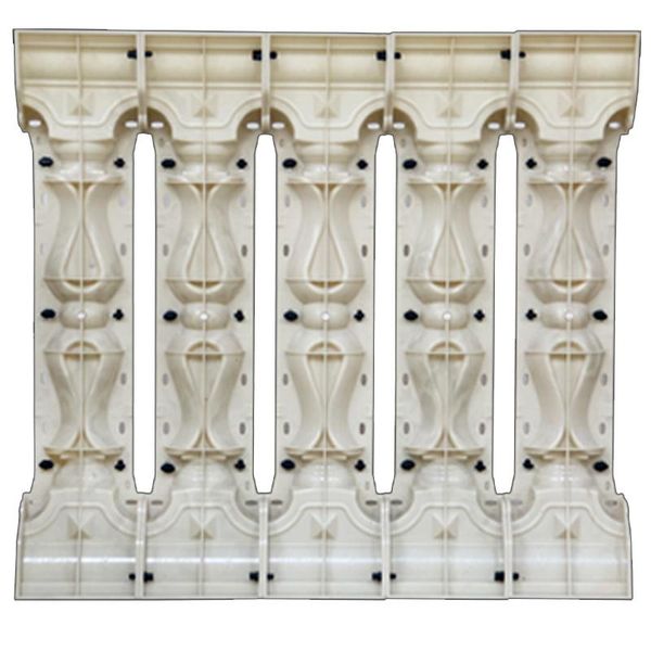 

fencing, trellis & gates design abs plastic concrete pillar fence mould 6 baluster mold