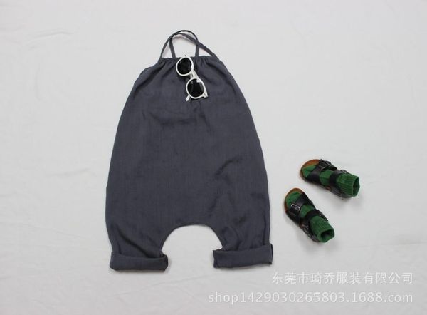 

spring summer children kids overalls casual clothings jumpsuits, Blue