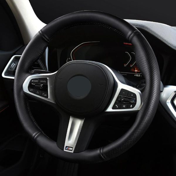 

steering wheel covers diy black faux leather car cover for 3 series 5 7 1 gt m