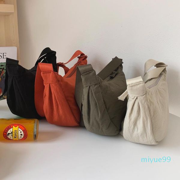 

evening bags nylon messenger bag women's 2021 fashion dumpling light small armpit versatile one shoulder canvas