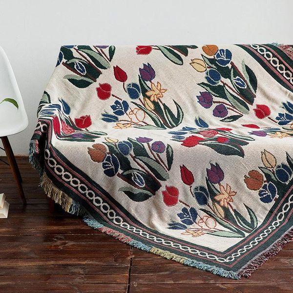 

blankets thathome multifunctional dustproof cover towel sofa cushion tablecloth piano tapestry bohemian plaids blanket