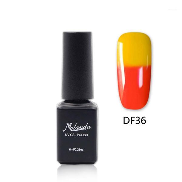 

yellow orange color change gel uv thermo nail polish temperature lacquer1, Red;pink