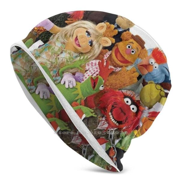 

beanies show outdoor sports thin windproof soft fashion beanie hat animation frog kids fan art pig piggy the and kit