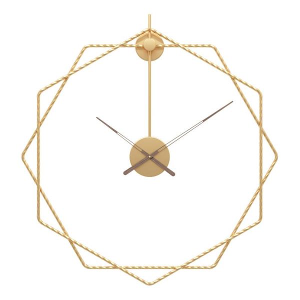 

wall clocks iron art large clock simple european mute modern design creative hanging watch home office decoration reloj de pared