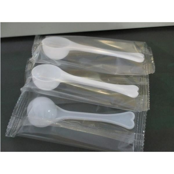 

independent 3 g measuring plastic small quantitative 3g packing spoon