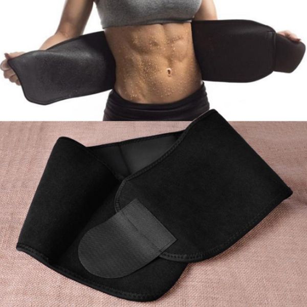 

men's body shapers belt for men women black waist slimming shapewear sweat band shaper wrap weight loss burn fat exercise bodysuit, Black;brown