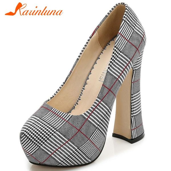 

dress shoes karin 35-46 ins ladies party ol pumps fashion high platform spring women ectreme heels woman, Black