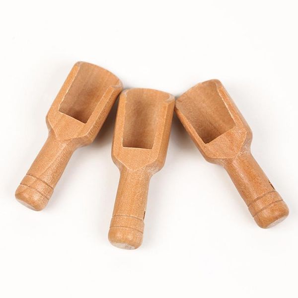 

spoons wooden kitchen powder rice spice salt sugar flour spoon scoop cooking baking tools wood mini condiment